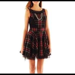 Red & Black Plaid Dress